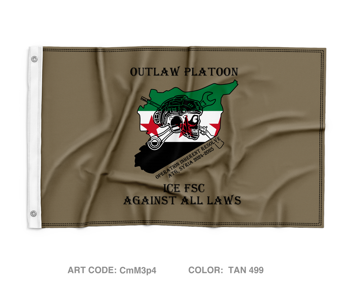I FSC, 1-32 IN Wall Flag - CmM3p4
