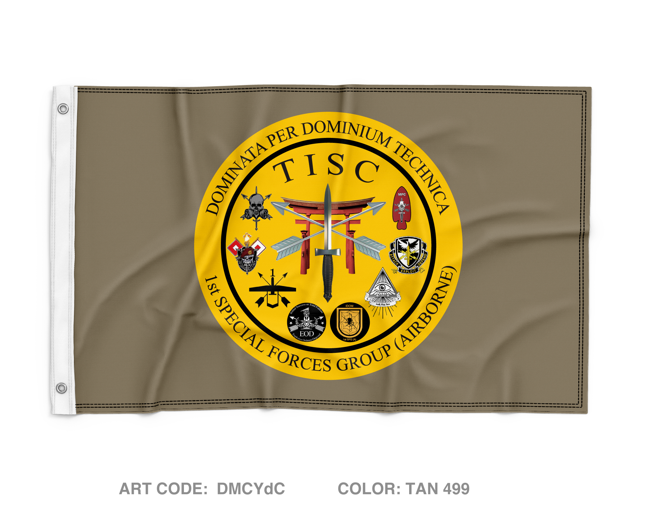 1 SFG (A) GSB TISC Wall Flag - DMCYdC – Emblem Athletic
