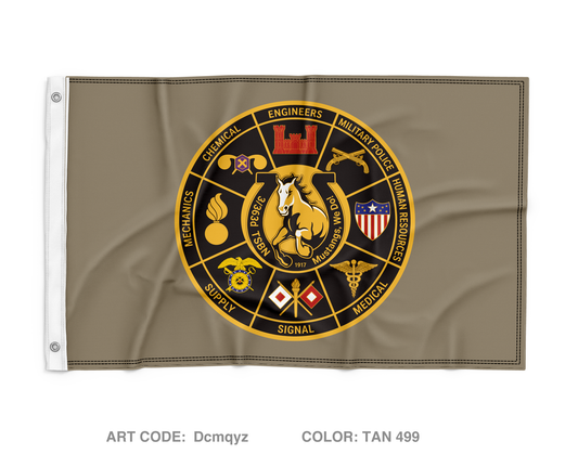 3/363d TSBN Wall Flag - Dcmqyz