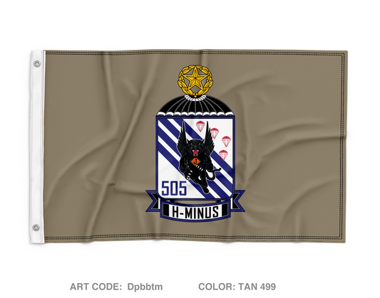 1/505 PIR Wall Flag - Dpbbtm