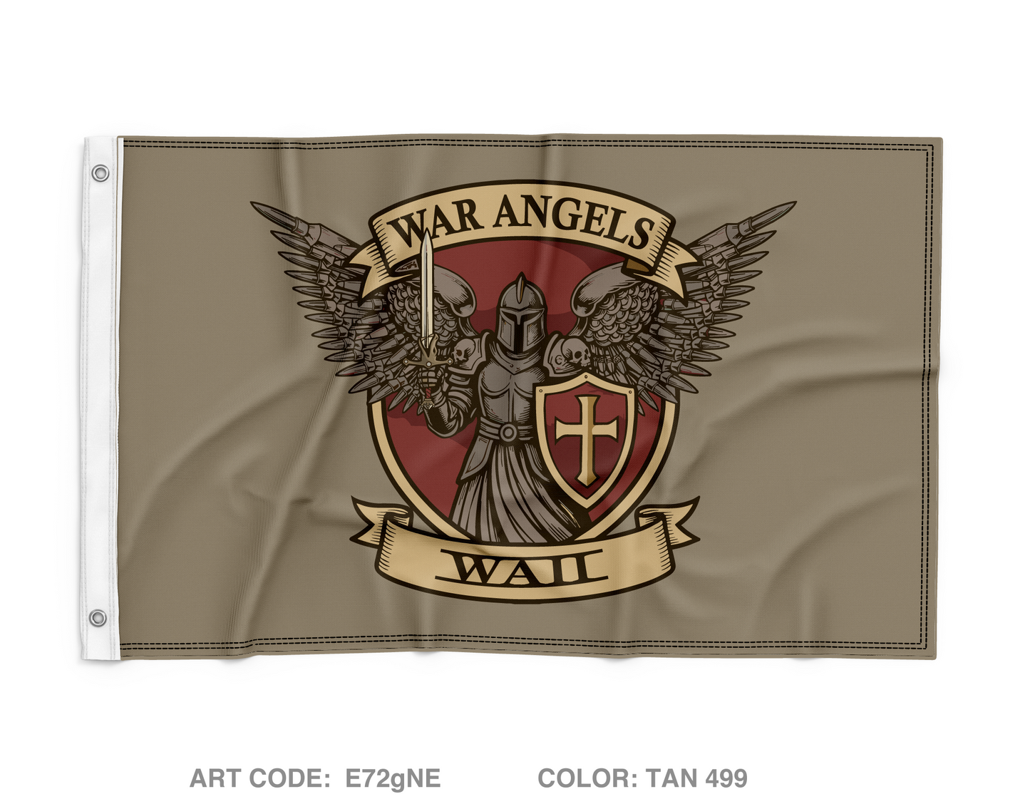 2nd Platoon, Guns Troop, 2nd Squadron, 11th ACR Wall Flag - E72gNE