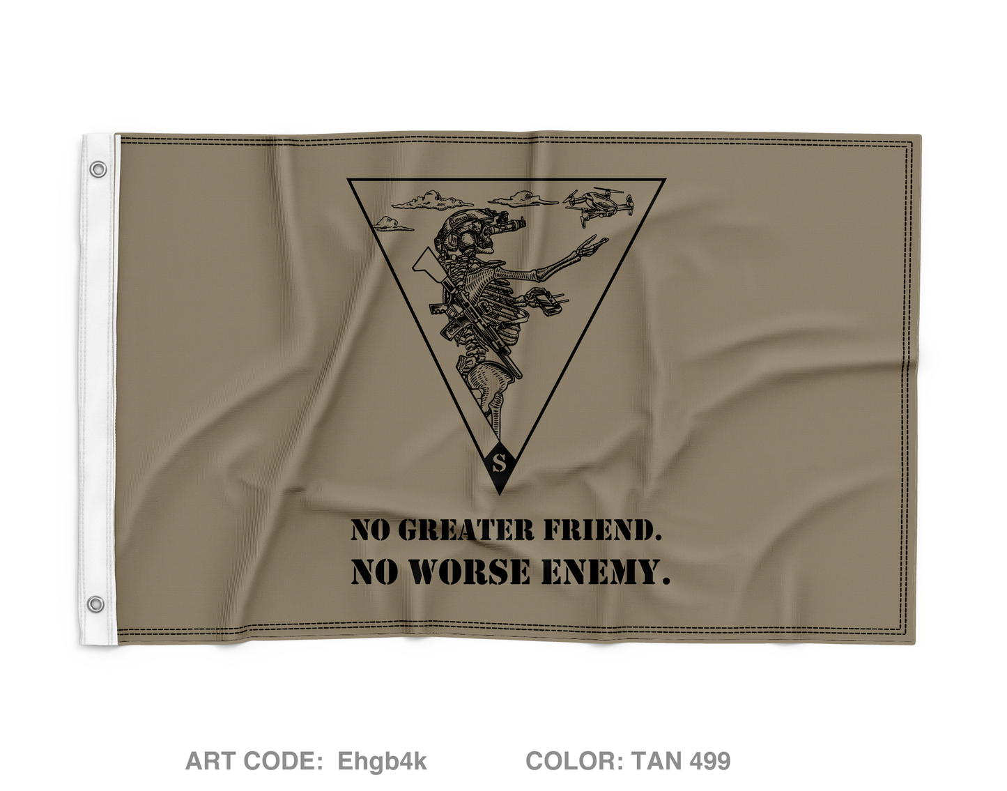 2-30IN BN Wall Flag - Ehgb4k
