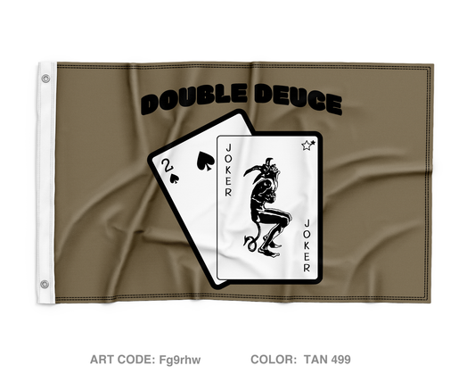 Bravo 2-2 Double Deuce Wall Flag - Fg9rhw