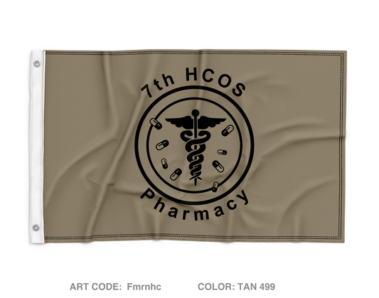 7 HCOS Pharmacy Wall Flag - Fmrnhc