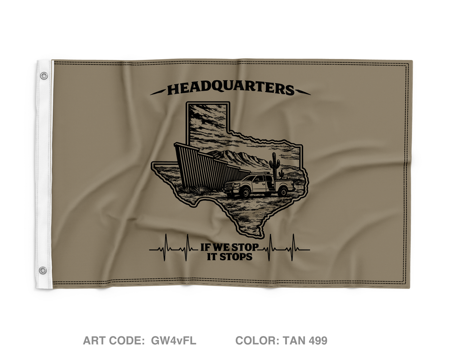38th MP Co Wall Flag - GW4vFL