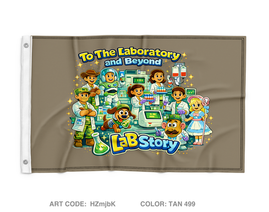 EACH LAB Wall Flag - HZmjbK