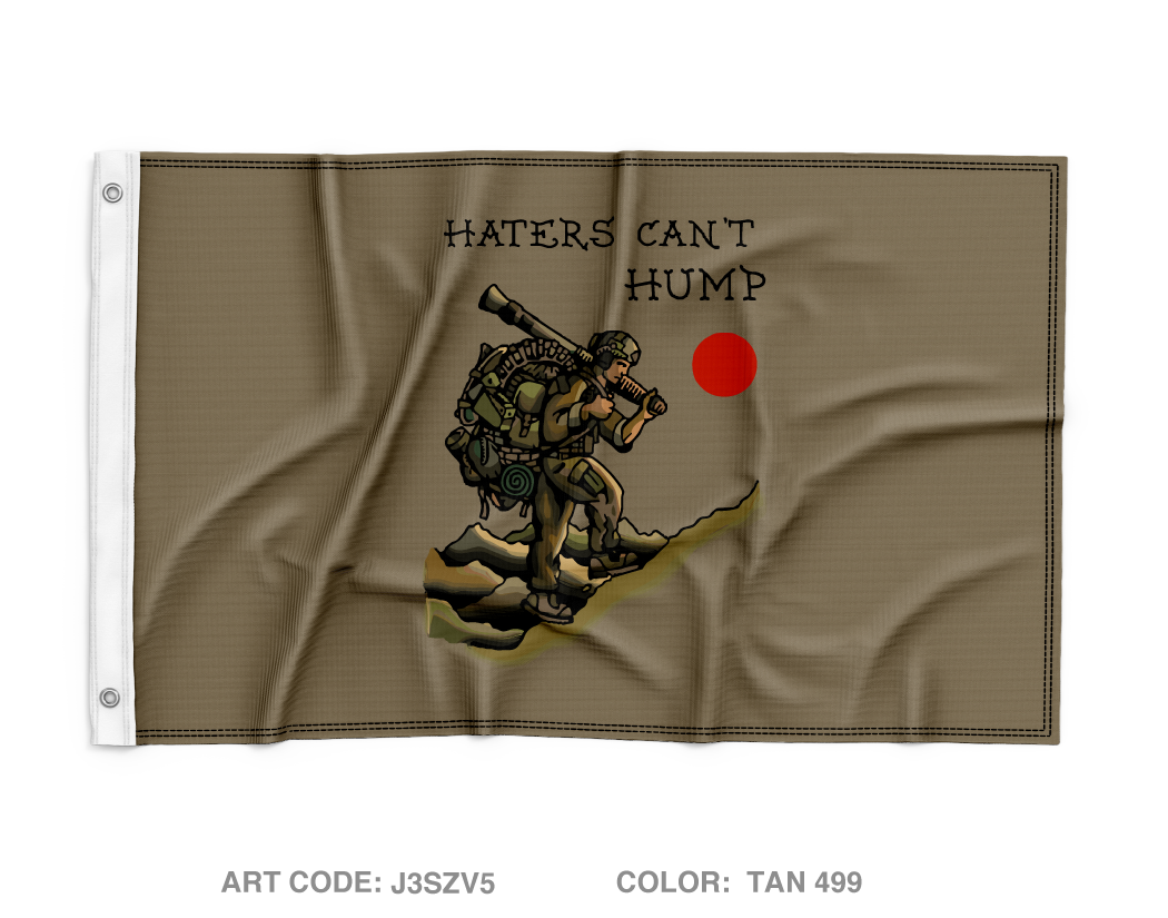Mortars, 2-101 CAV Wall Flag - J3SZV5
