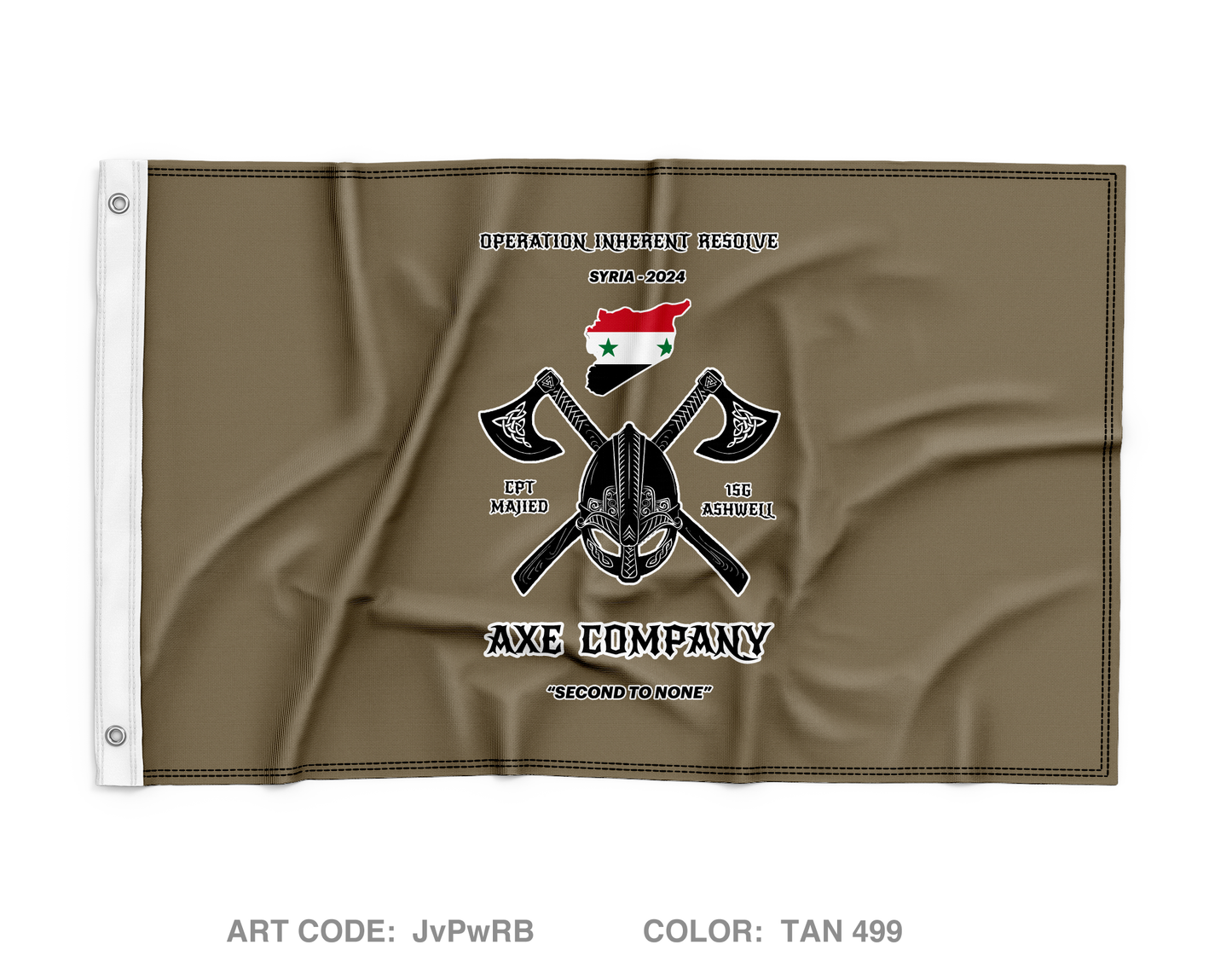 A co 2nd 113th Wall Flag - JvPwRB