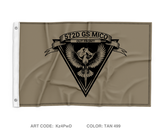 572D GS MI CO Wall Flag - Kz4PwD