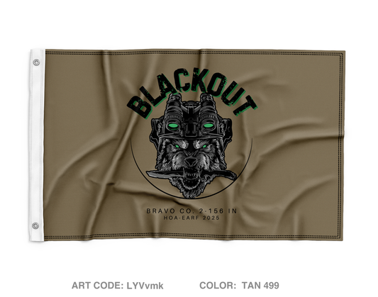 Blackout Wall Flag - LYVvmk