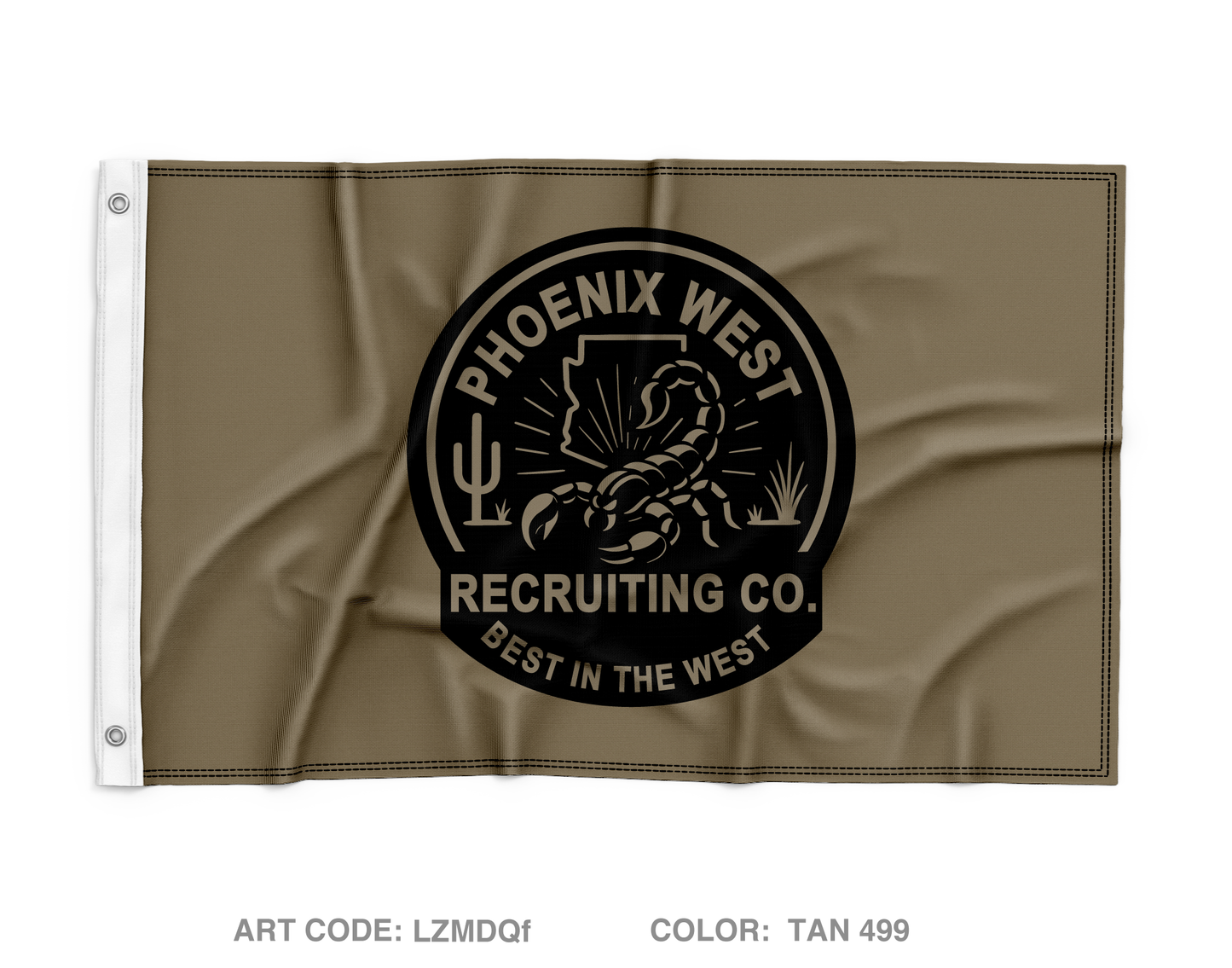 Phoenix West Recruiting Company Wall Flag - LZMDQf