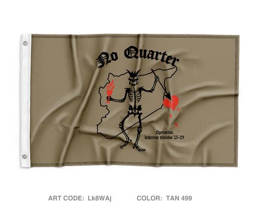 A Co, 2BN 87 Regiment, 10th Mountain Division Wall Flag - Lk8WAj