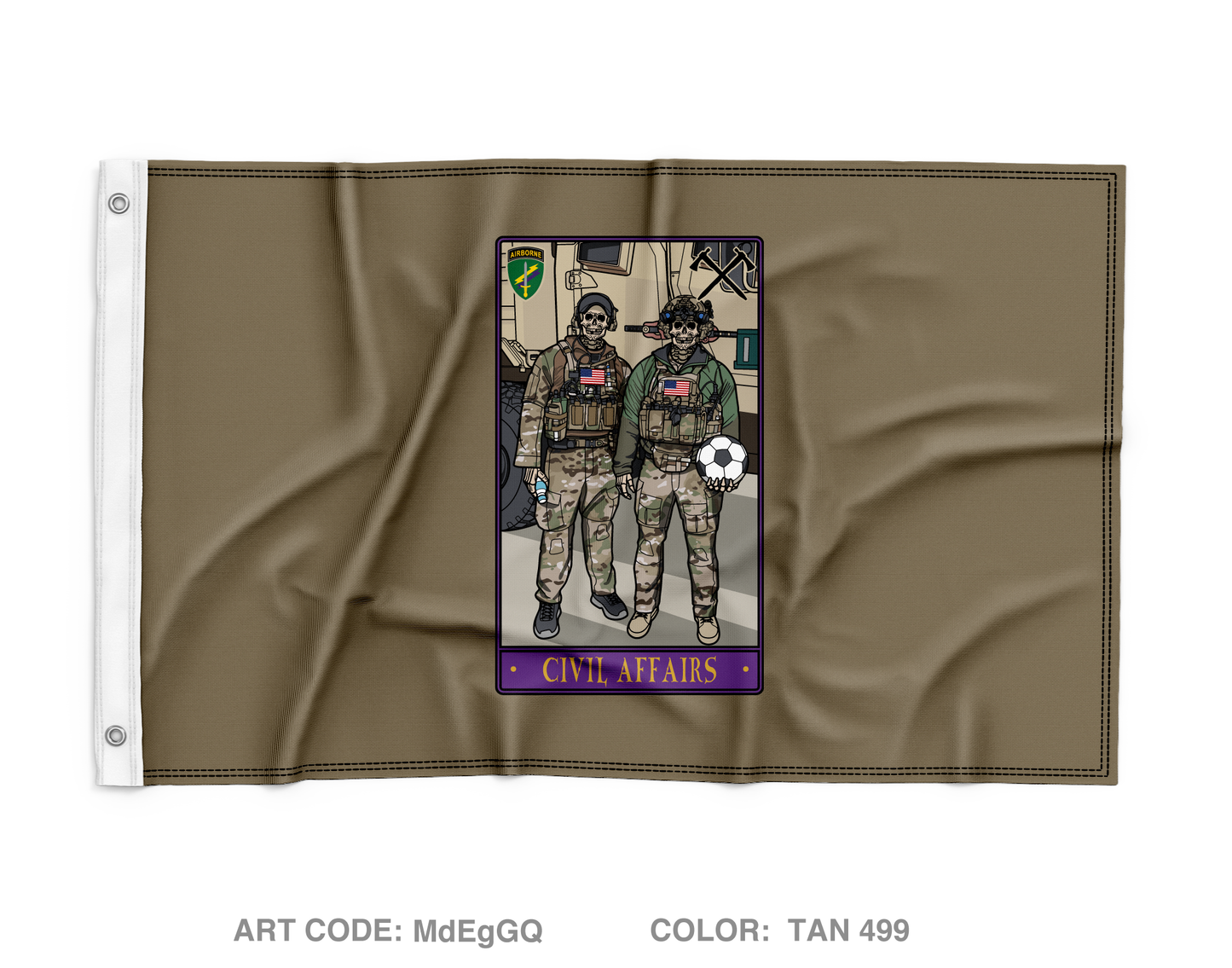 C/co 403rd CA BN Wall Flag - MdEgGQ