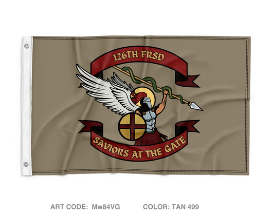 126th FRSD Wall Flag - Mw84VG
