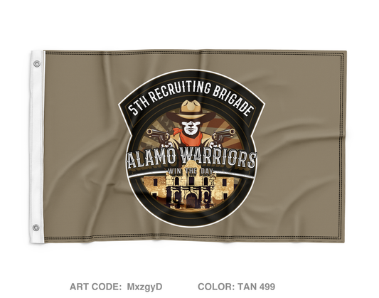 Alamo Warriors Wall Flag - MxzgyD