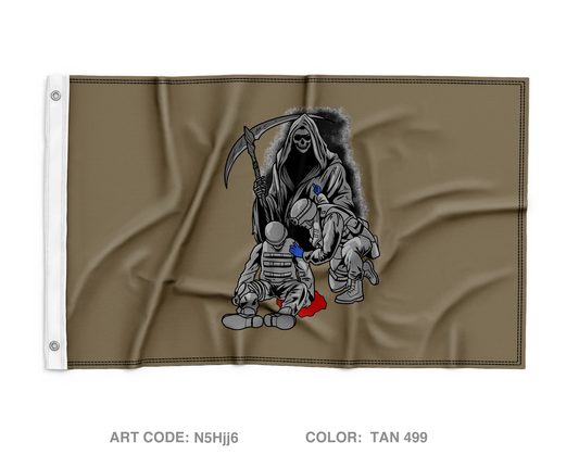 Bravo Company 1-114 Medics Wall Flag - N5Hjj6