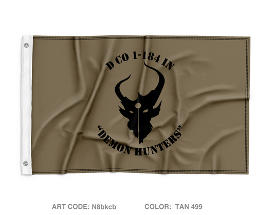 D CO 1-184 IN Fundraising Collection Wall Flag - N8bkcb