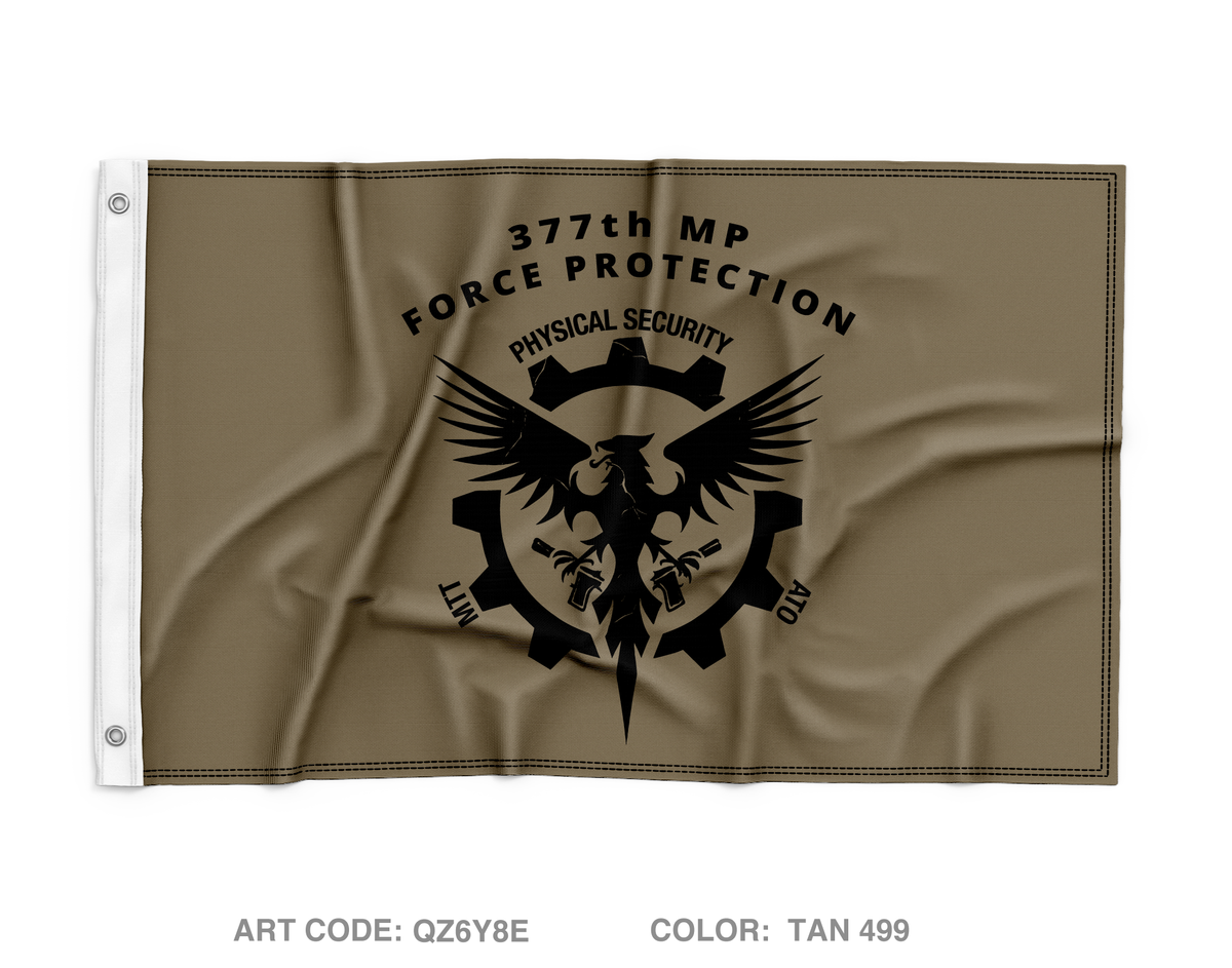 377th MP CO (FPG) Wall Flag - QZ6Y8E