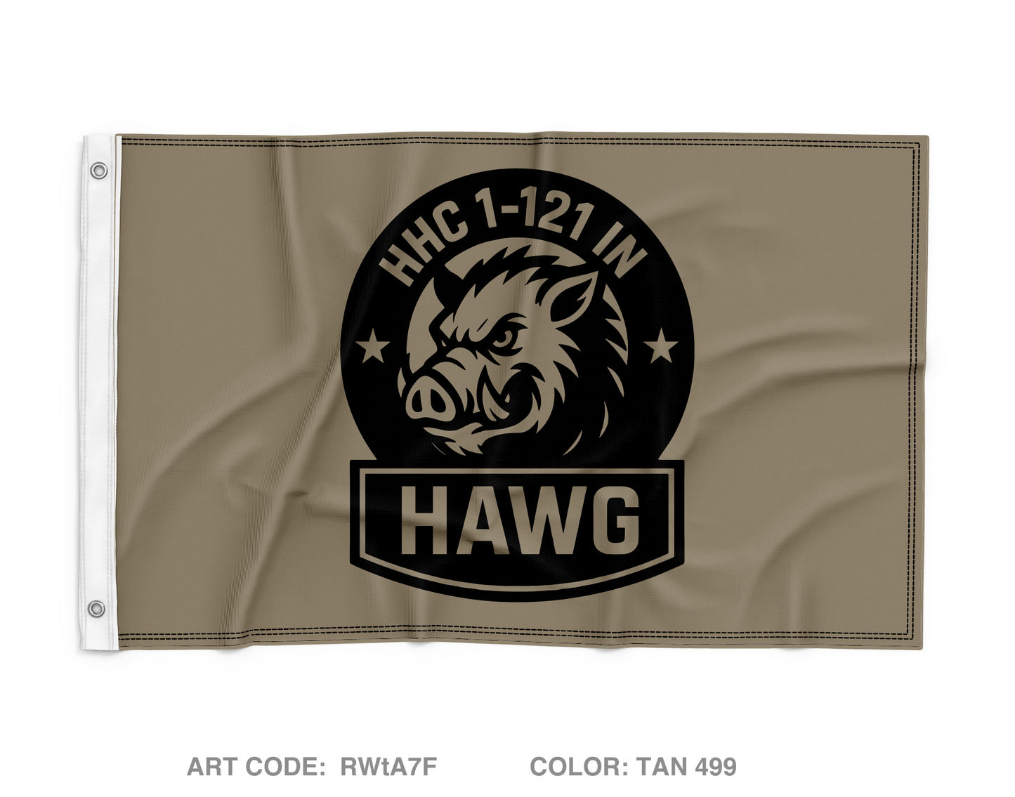 HHC/1-121 IN Wall Flag - RWtA7F