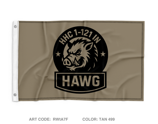 HHC/1-121 IN Wall Flag - RWtA7F