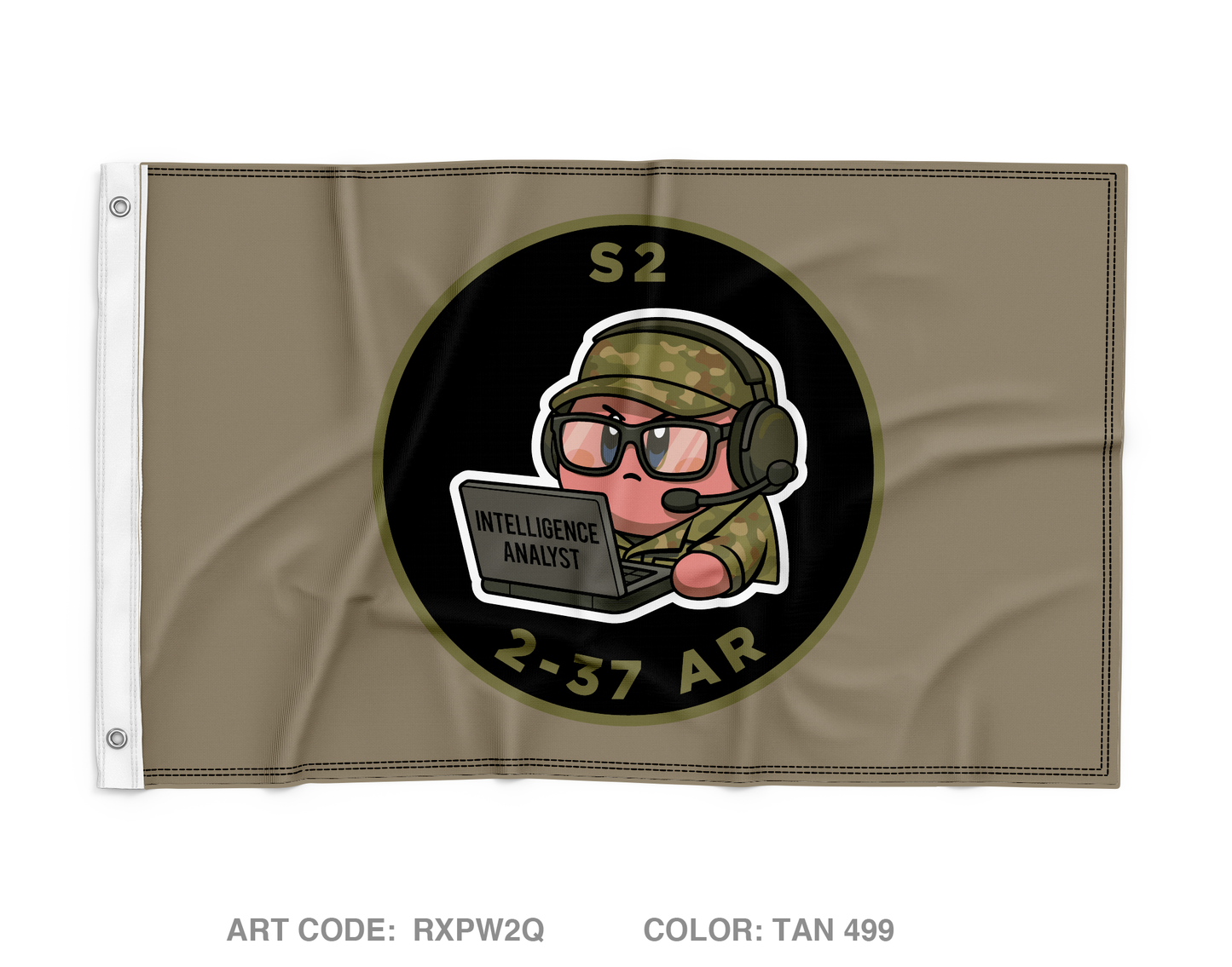 2-37AR Wall Flag - RXPW2Q