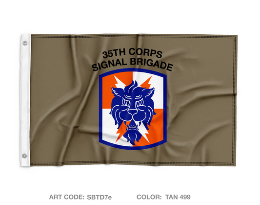 35th CSB Fundrasing Collection Wall Flag - SBTD7e