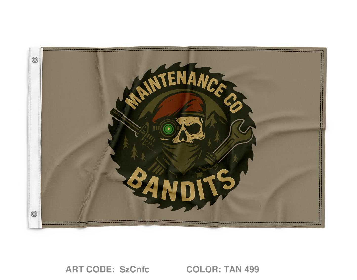 Maint Co. GSB Wall Flag - SzCnfc