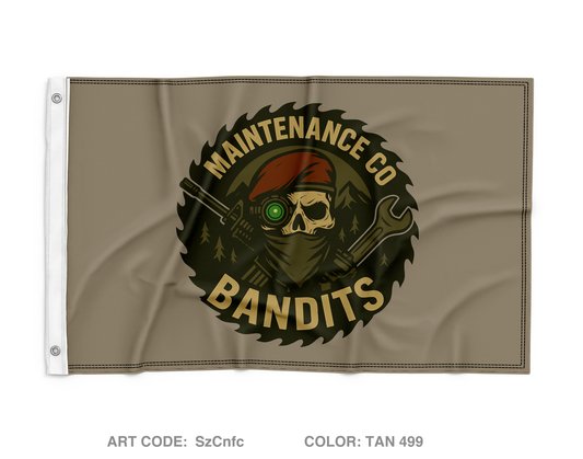 Maint Co. GSB Wall Flag - SzCnfc