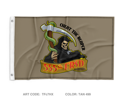 555th FRSD Wall Flag - TFc7HX