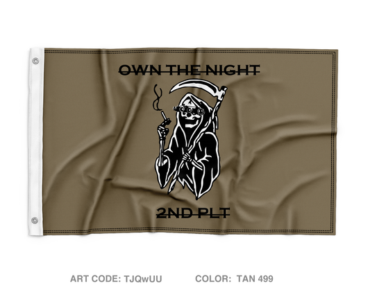 2nd PLT, A-CO, 2-502IN Wall Flag - TJQwUU