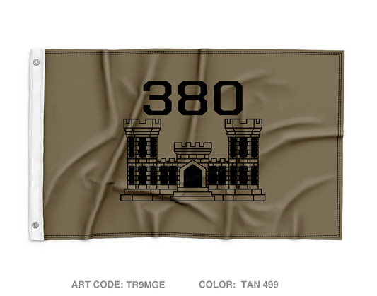 380TH ESC Wall Flag - TR9MGE
