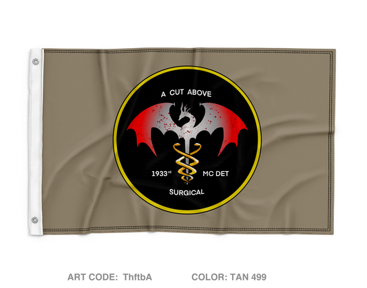 1933rd med det Fundraising Collection Wall Flag - ThftbA