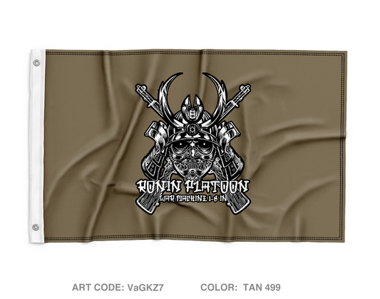 Ronin Platoon B Co 1-8 IN Wall Flag - VaGKZ7