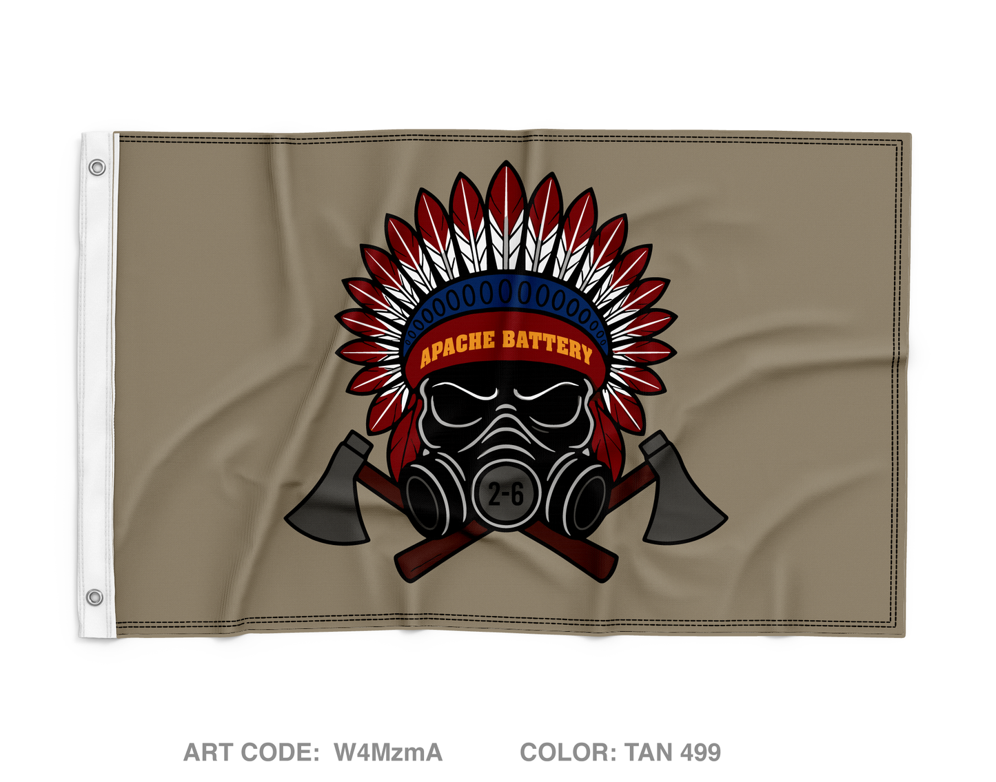 Alpha 2-6 ADA Wall Flag - W4MzmA
