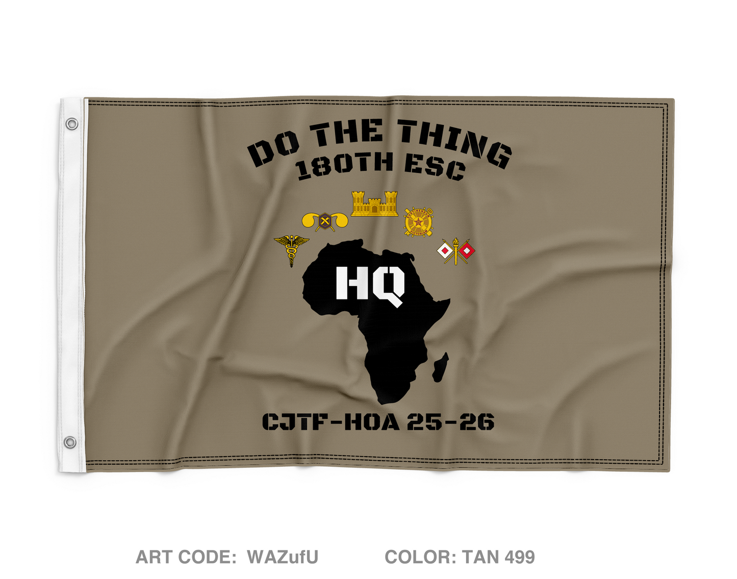 180th Engineers Wall Flag - WAZufU