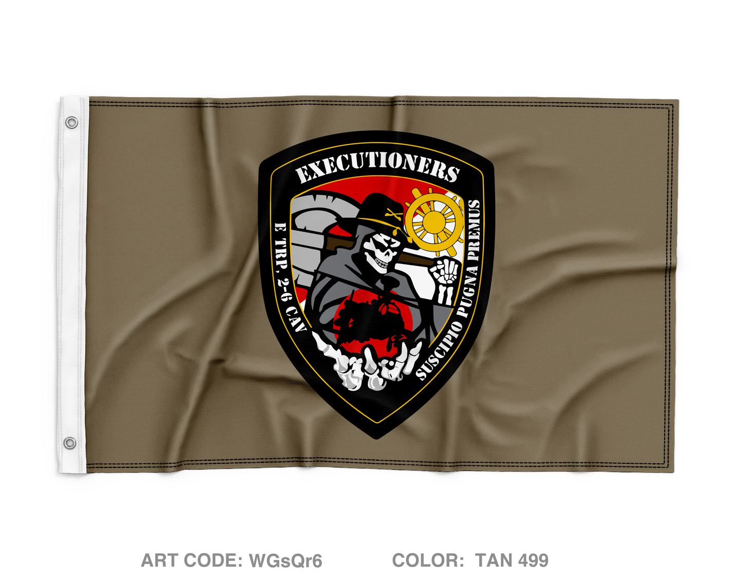 2-6 Cav, Echo Troop (ETRP) Fundarising Collection Wall Flag - WGsQr6