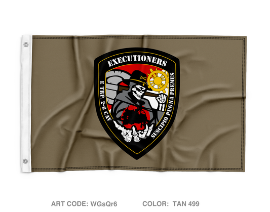 2-6 Cav, Echo Troop (ETRP) Fundarising Collection Wall Flag - WGsQr6