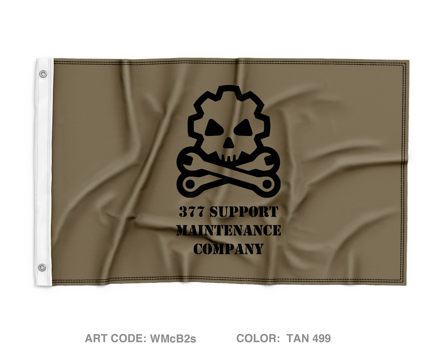 377 SMC Wall Flag - WMcB2s