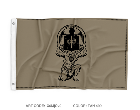 War company ATLUS PLT Wall Flag - X6MjCv