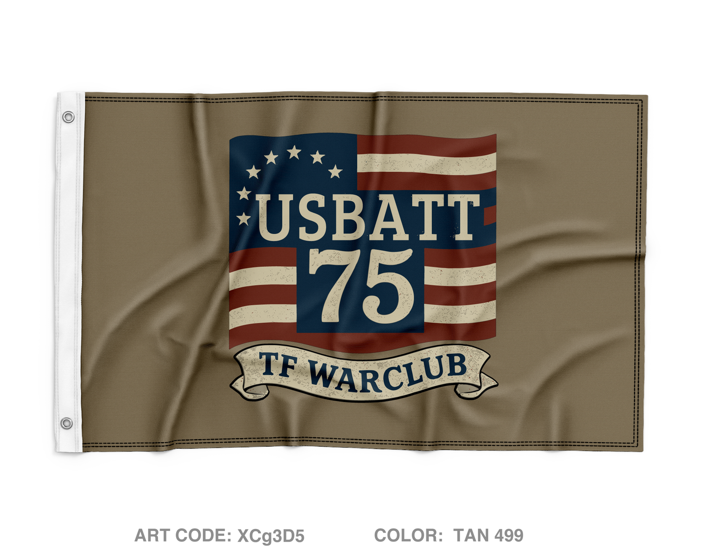 1-173 TF Warclub Fundraising Collection Wall Flag - XCg3D5