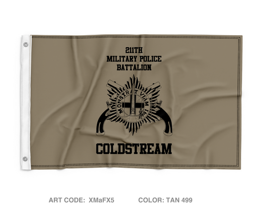 211th MP BN HHD Wall Flag - XMaFX5