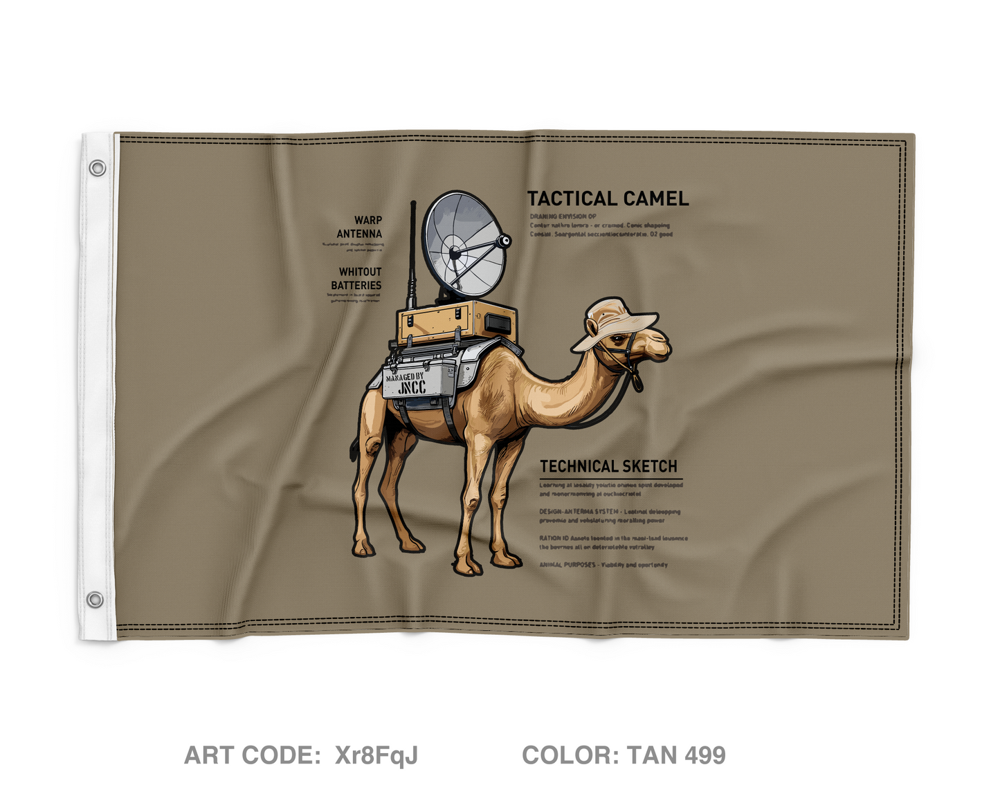 CUSTOM CJTF-HOA Wall Flag - Xr8FqJ