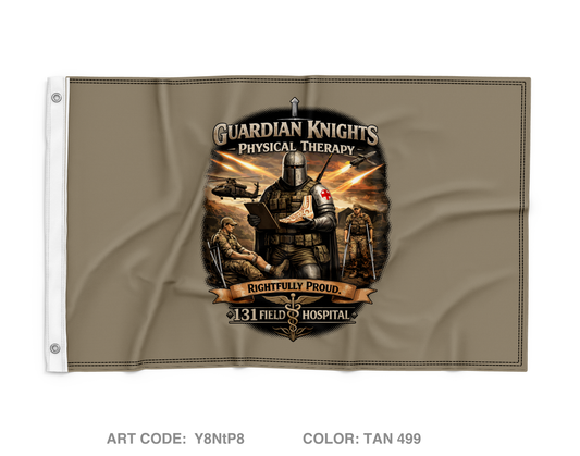 131 Field Hospital Wall Flag - Y8NtP8