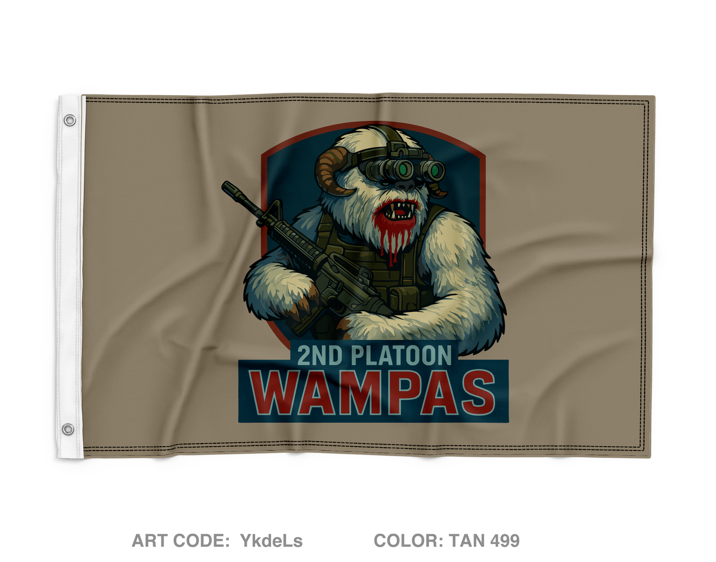 2nd PLT Wampas Wall Flag - YkdeLs
