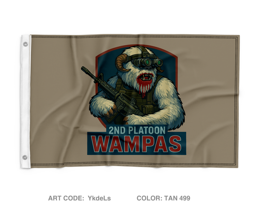 2nd PLT Wampas Wall Flag - YkdeLs