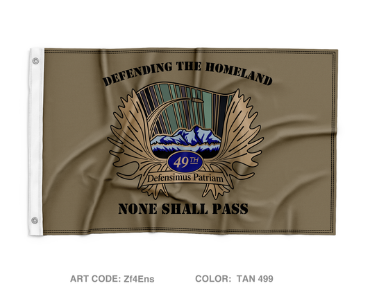 49th Missile Defense Battalion Wall Flag - Zf4Ens