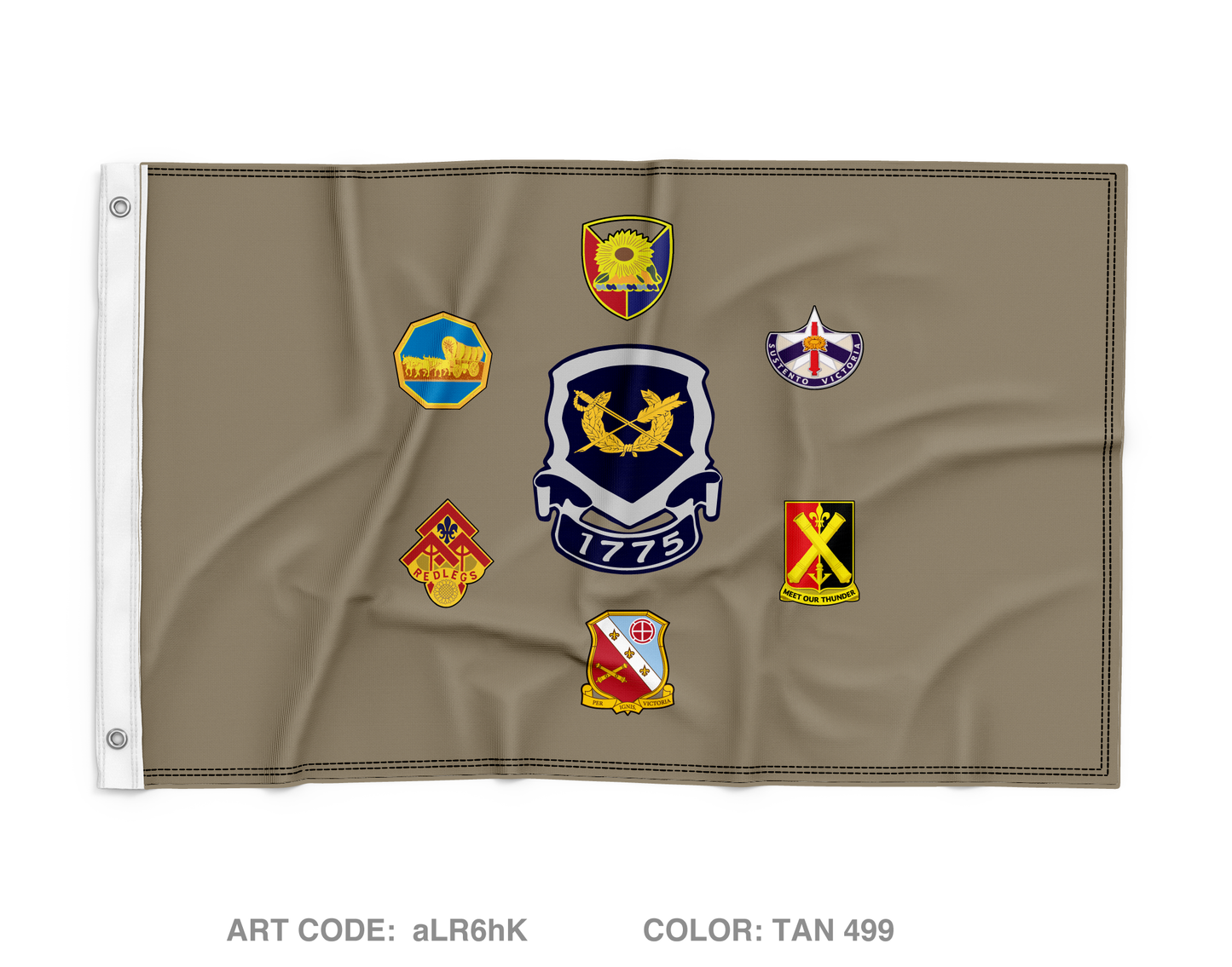 Kansas Army National Guard JAG Corps Wall Flag - aLR6hK