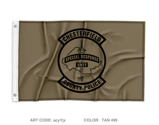 CCPD Special Response Unit Wall Flag - acyYjx