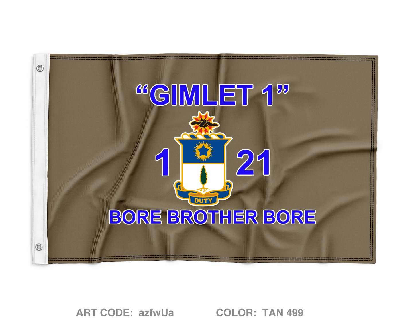 GIMLET 1 Wall Flag - azfwUa