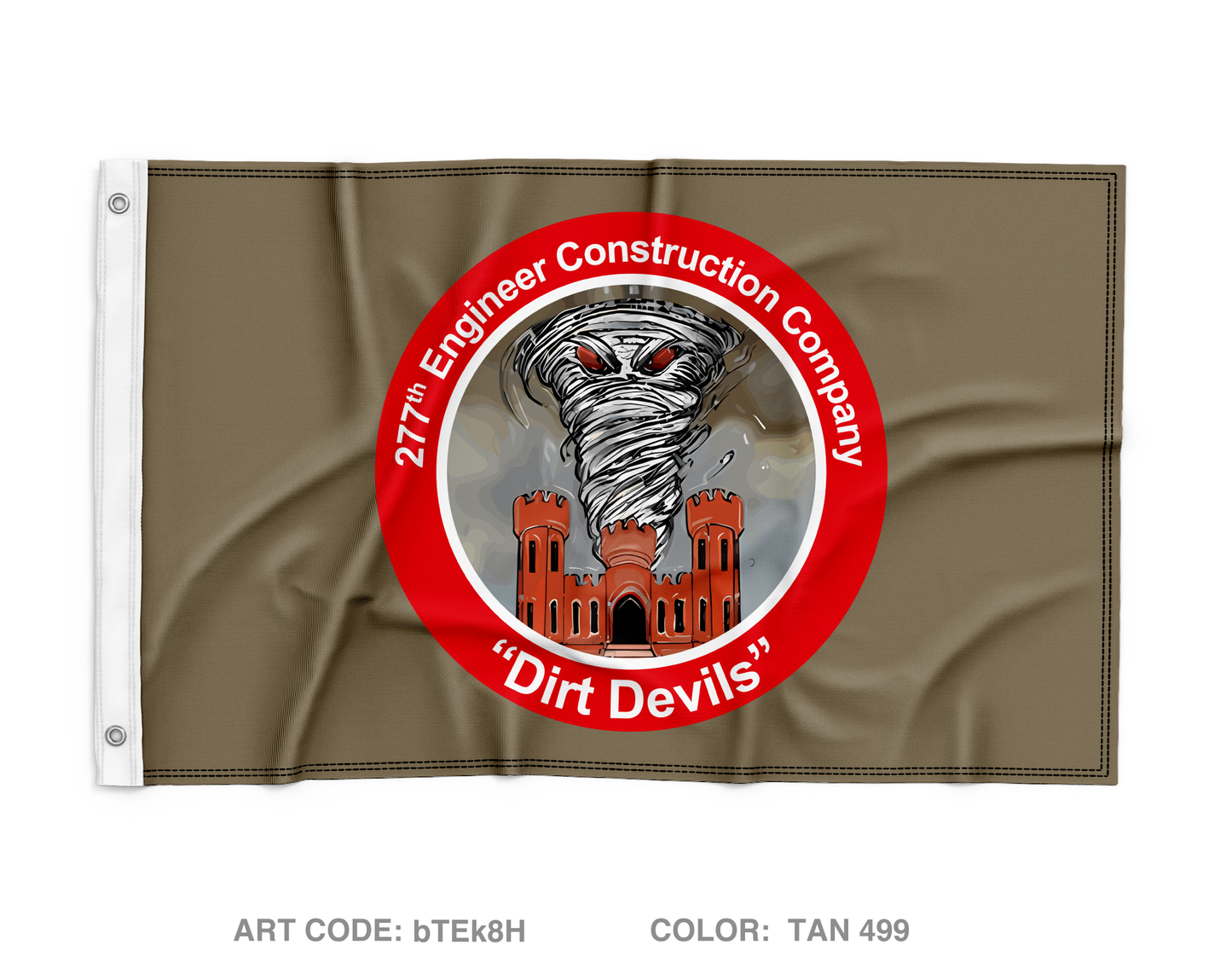 277th ECC Main Fundraising Collection Wall Flag - bTEk8H